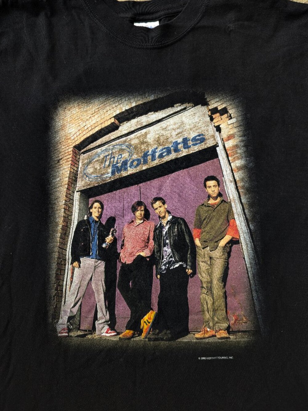 The Moffatts Vintage 2000 Tour Band T-Shirt Black (LARGE) - Picture 2 of 4